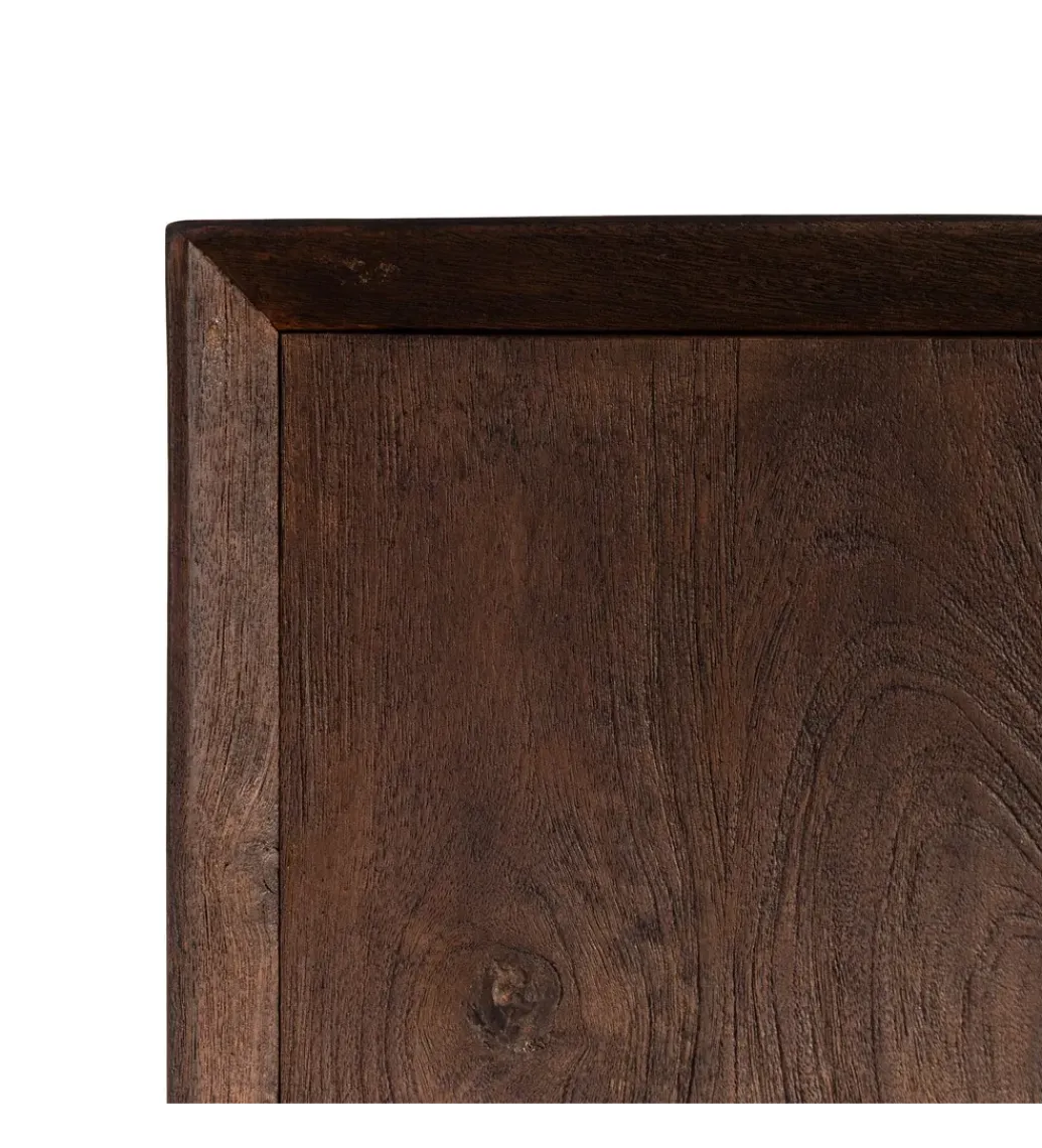 Stolik pod TV KILIAN 200 cm drewno mango brązowa*Zona-Design Discount