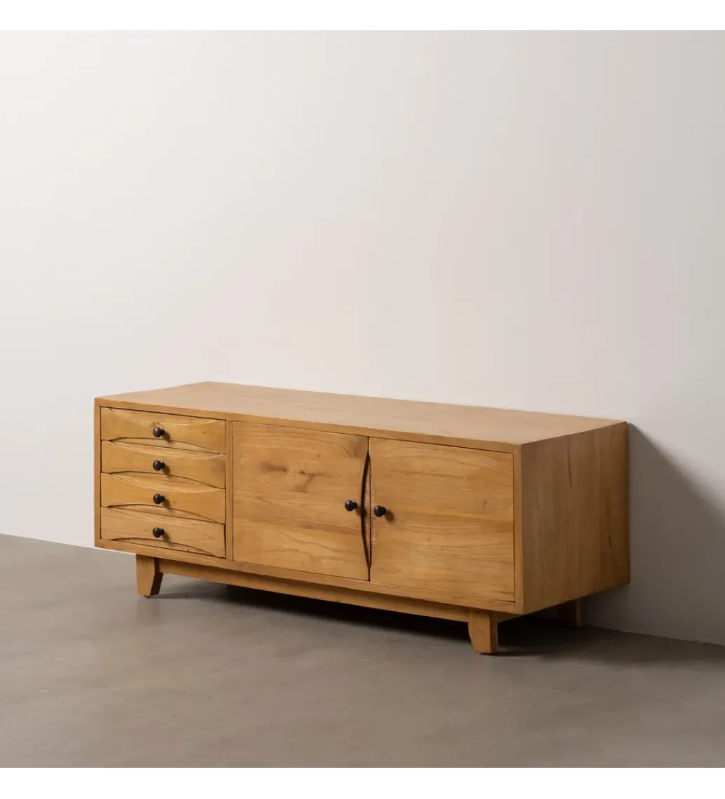 Stolik pod TV KORN 120 cm drewno mindi*Zona-Design Best