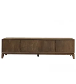 Stolik pod TV KORTE 210 cm drewno mango brąz*LF-Design New