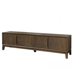 Stolik pod TV KORTE 210 cm drewno mango brąz*LF-Design New