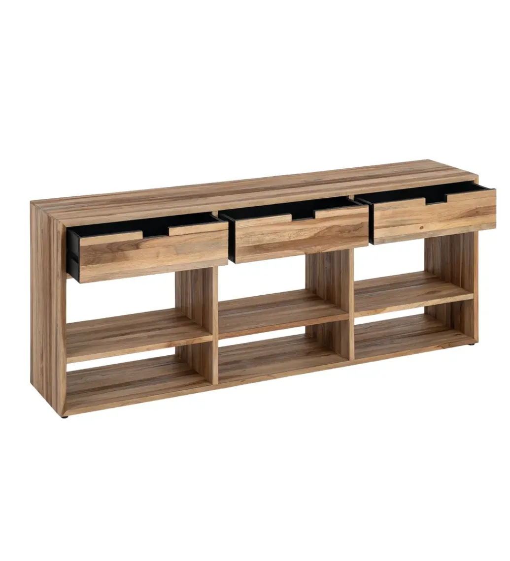 Stolik pod TV KURAN 140 cm drewno teak*Zona-Design Clearance