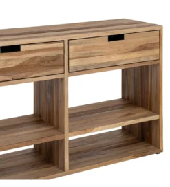 Stolik pod TV KURAN 140 cm drewno teak*Zona-Design Clearance