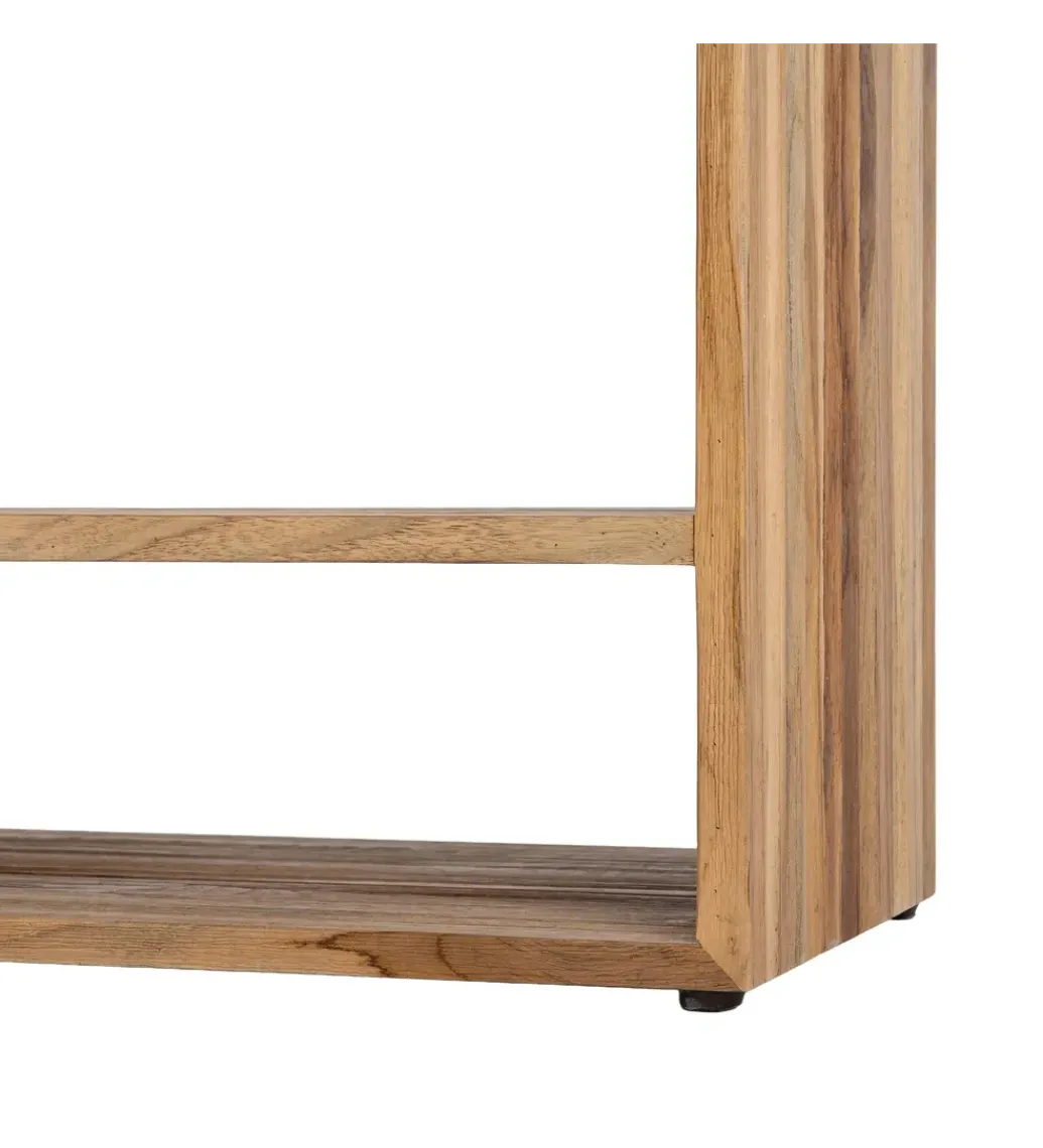 Stolik pod TV KURAN 140 cm drewno teak*Zona-Design Clearance