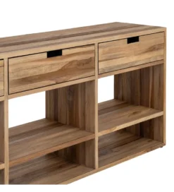 Stolik pod TV KURAN 140 cm drewno teak*Zona-Design Clearance