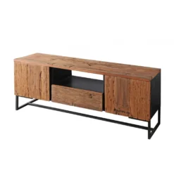 Stolik pod TV LACERTA 145 cm drewno akacja*Imeri Discount