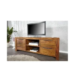 Stolik pod TV LAS Lagos 135 cm drewno sheesham*Invicta Interior Outlet