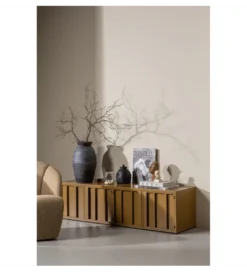 Stolik pod TV LEVEL 160 cm miodowy*WOOOD Sale