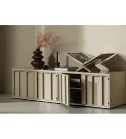 Stolik pod TV LEVEL 160 cm piaskowy*WOOOD