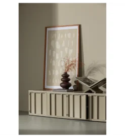Stolik pod TV LEVEL 160 cm piaskowy*WOOOD