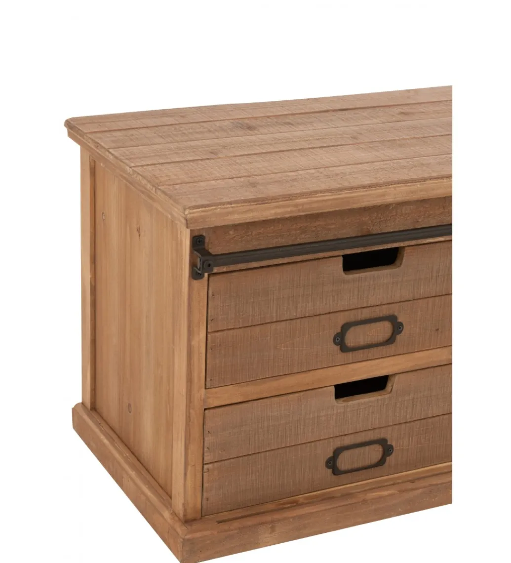 Stolik pod TV LIA 100 cm naturalny*J-Line