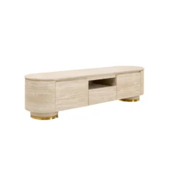 Stolik pod TV LINNEA 160 x 45 cm naturalny*KARE Discount