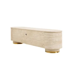 Stolik pod TV LINNEA 160 x 45 cm naturalny*KARE Discount