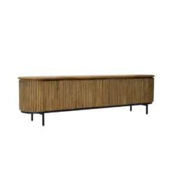 Stolik pod TV LUSAN 210 cm drewno teak*LF-Design Best