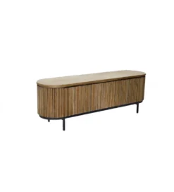 Stolik pod TV LUSAN 170 cm drewno teak*LF-Design