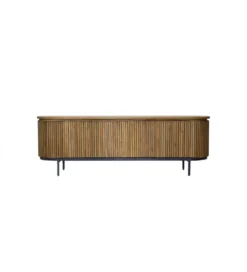 Stolik pod TV LUSAN 170 cm drewno teak*LF-Design