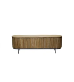 Stolik pod TV LUSAN 170 cm drewno teak*LF-Design