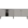 Stolik pod TV MADU 160 cm drewno sosny szary*WOOOD Hot