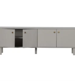 Stolik pod TV MADU 160 cm drewno sosny szary*WOOOD Hot