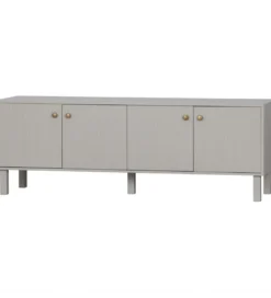 Stolik pod TV MADU 160 cm drewno sosny szary*WOOOD Hot