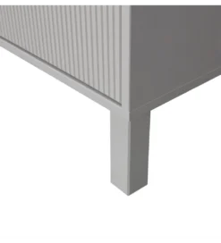 Stolik pod TV MADU 160 cm drewno sosny szary*WOOOD Hot