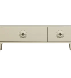Stolik pod TV MERGE 160 cm drewno eukaliptusa szary*WOOOD Hot