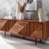 Stolik pod TV MIGUEL 140 cm drewno sheesham*WOHNLING, GERMANY New