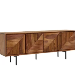 Stolik pod TV MIGUEL 140 cm drewno sheesham*WOHNLING, GERMANY New