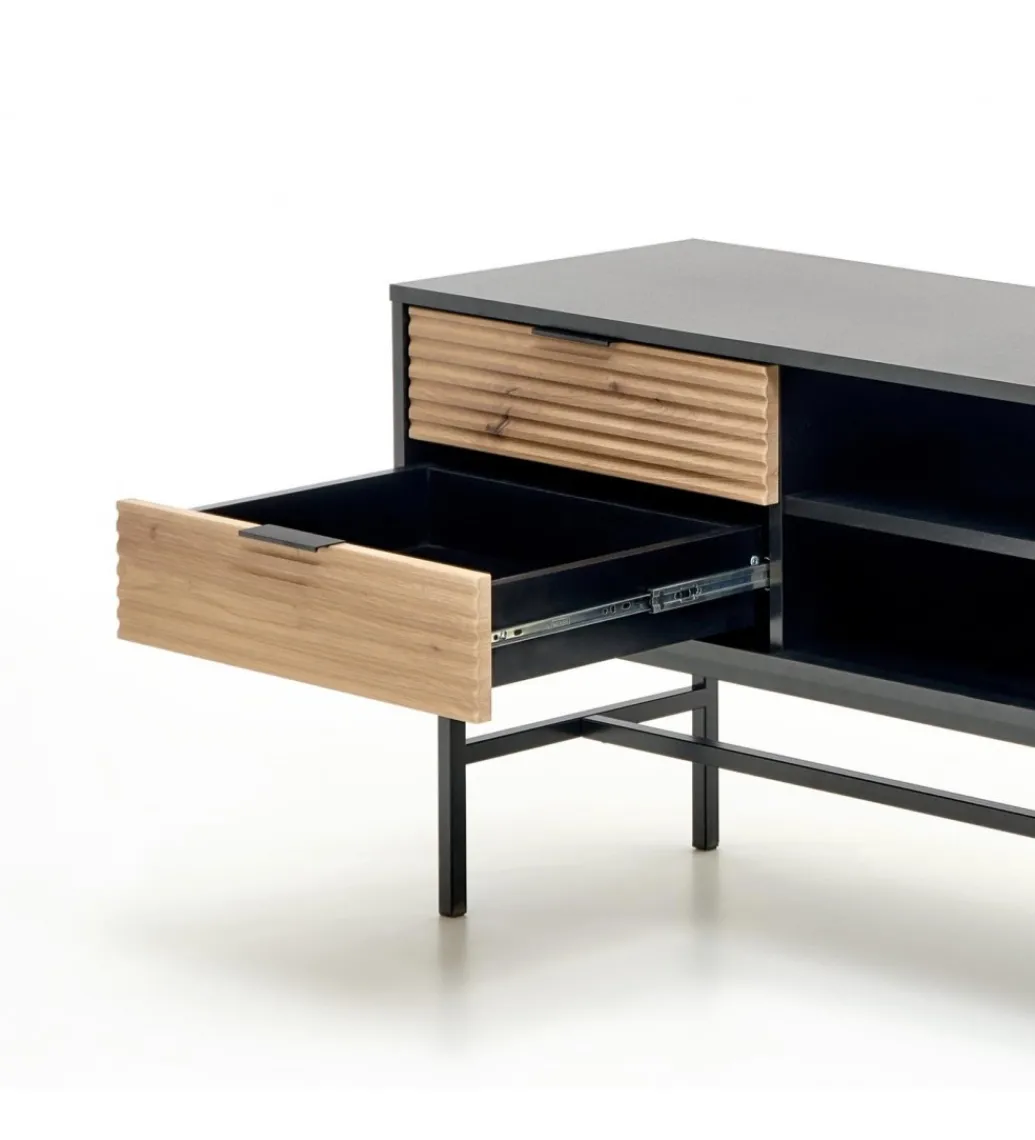 Stolik pod TV MURANO 150 cm w optyce dąb artisan*Halmar Hot