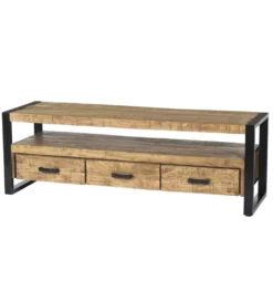 Stolik pod TV NAIROBI 150 cm naturalny*LF-Design Sale