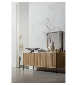 Stolik pod TV NEW GRAVURE 150 cm drewno dębu naturalny*WOOOD Hot