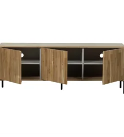 Stolik pod TV NEW GRAVURE 150 cm drewno dębu naturalny*WOOOD Hot