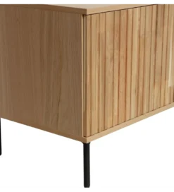 Stolik pod TV NEW GRAVURE 100 cm drewno dębu naturalny*WOOOD Hot