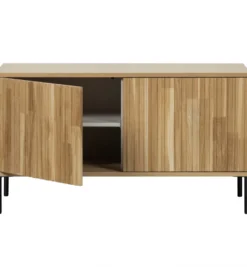 Stolik pod TV NEW GRAVURE 100 cm drewno dębu naturalny*WOOOD Hot