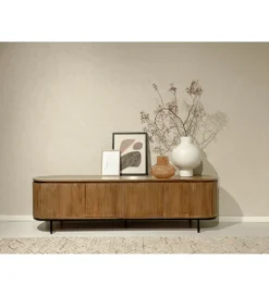 Stolik pod TV NOORK 210 cm drewno mango*LF-Design New
