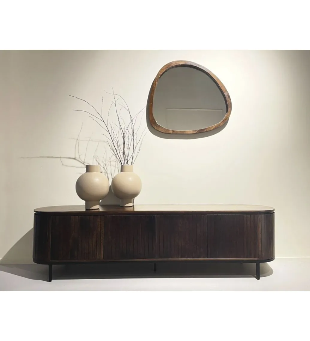 Stolik pod TV NOORK 170 cm w kolorze orzechowym*LF-Design Sale