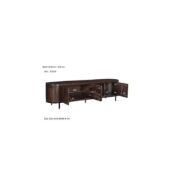 Stolik pod TV NOORK 210 cm w kolorze orzechowym*LF-Design