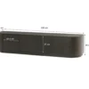 Stolik pod TV NOVERO 220 cm ciemnobrązowy*LF-Design