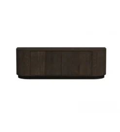 Stolik pod TV NOVERO 140 cm ciemny brązowy*LF-Design Online