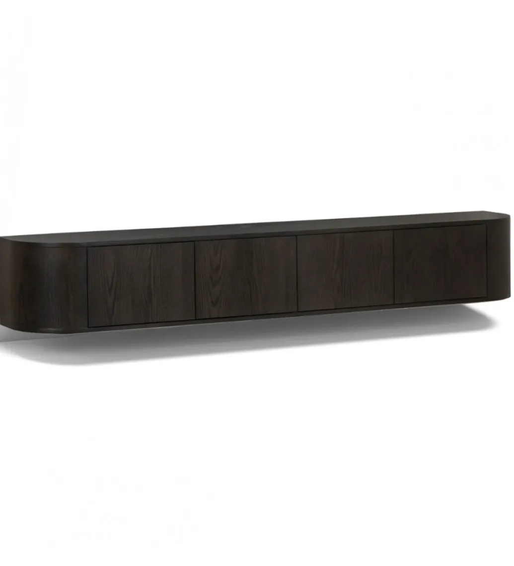 Stolik pod TV NOVERO ZWEVEND 220 cm czarny*LF-Design Discount