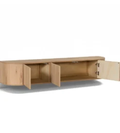 Stolik pod TV NOVERO ZWEVEND 180 cm naturalny*LF-Design Clearance