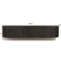 Stolik pod TV NOVERO ZWEVEND 180 cm espresso*LF-Design Sale