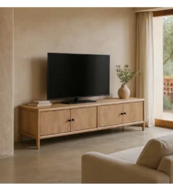 Stolik pod TV OGERON 190 cm drewno mango*Zona-Design New