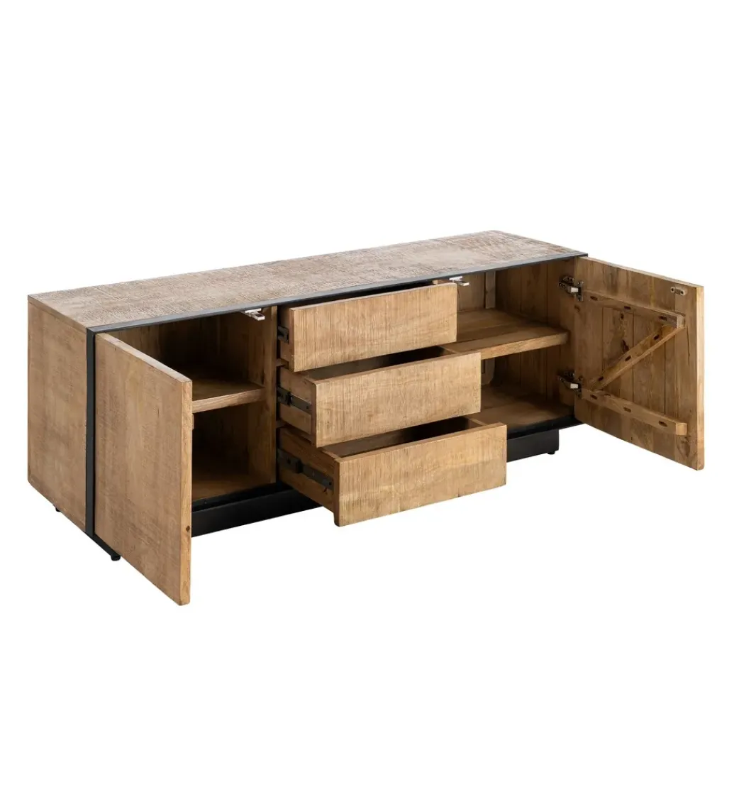 Stolik pod TV OHIO 150 cm drewno mango*Zona-Design Discount