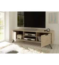 Stolik pod TV PALMA 156 cm w kolorze dębowym*MCA Linia Włoska Outlet