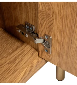 Stolik pod TV PAPATU 160 cm kolor dębu efekt marmuru*Exclusivas Clearance