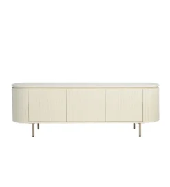 Stolik pod TV PATO 170 cm drewno mango biały*LF-Design New