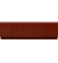Stolik pod TV PENCIL drewno sosny wiśniowy*WOOOD New