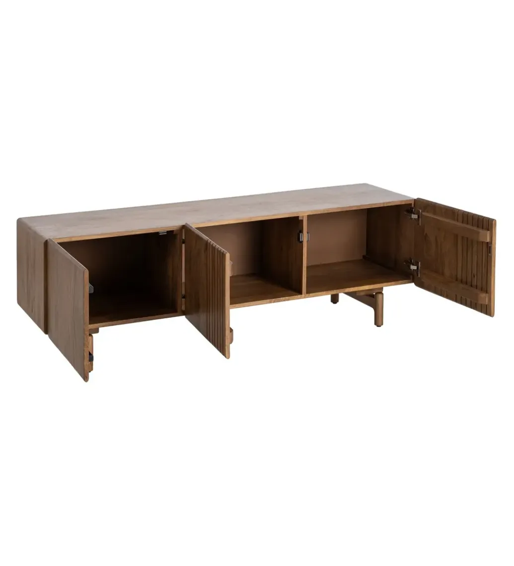 Stolik pod TV PERSOTON 160 cm drewno mango*Zona-Design Discount