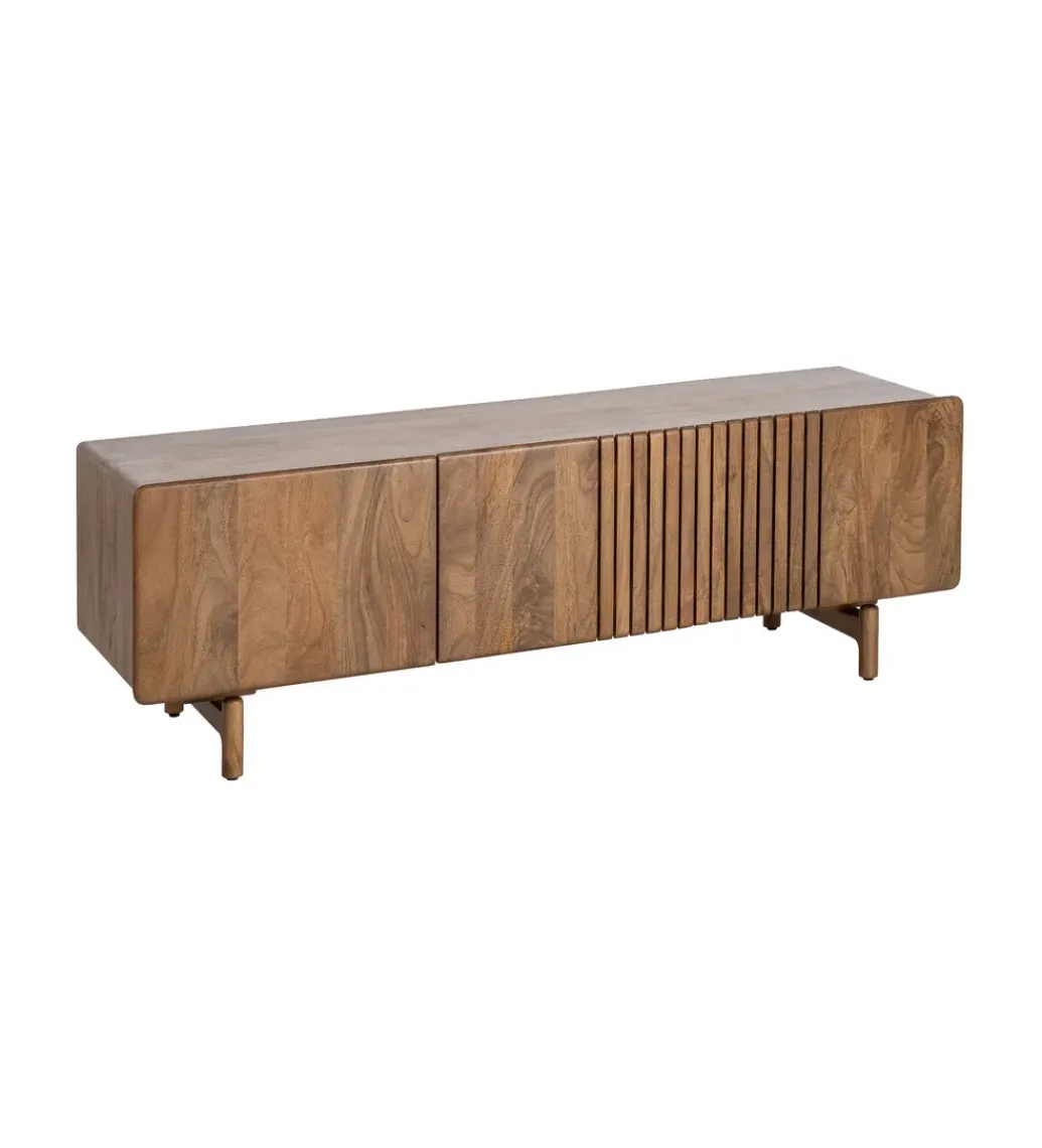 Stolik pod TV PERSOTON 160 cm drewno mango*Zona-Design Discount