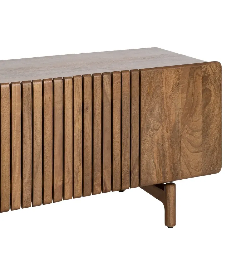 Stolik pod TV PERSOTON 160 cm drewno mango*Zona-Design Discount